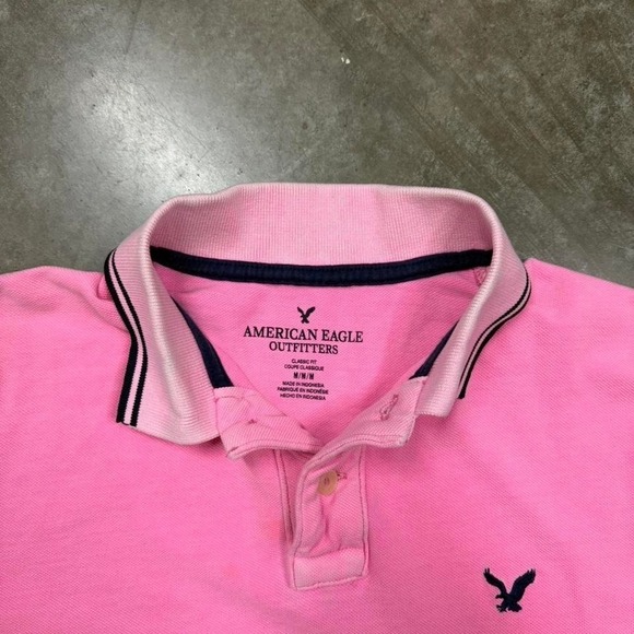 American Eagle Outfitters Pink Y2K Polo Size M - Picture 3 of 3